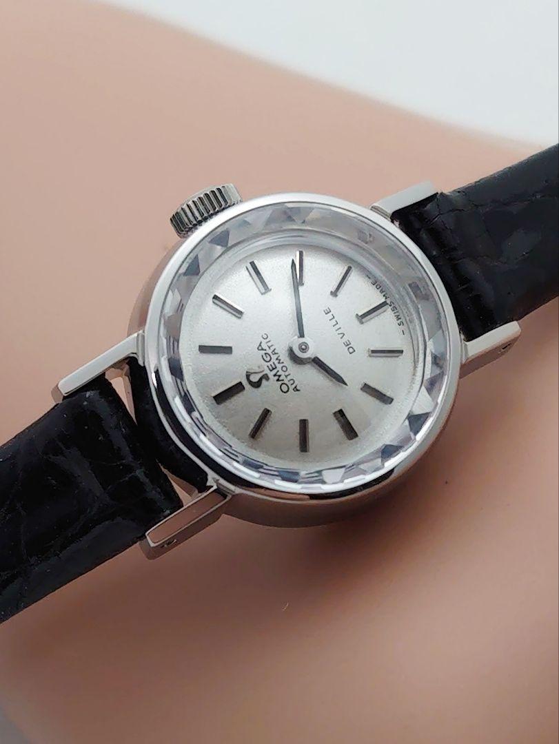 OH済 1970年製 オメガ デビル カットガラス 自動巻き レディース 極上品