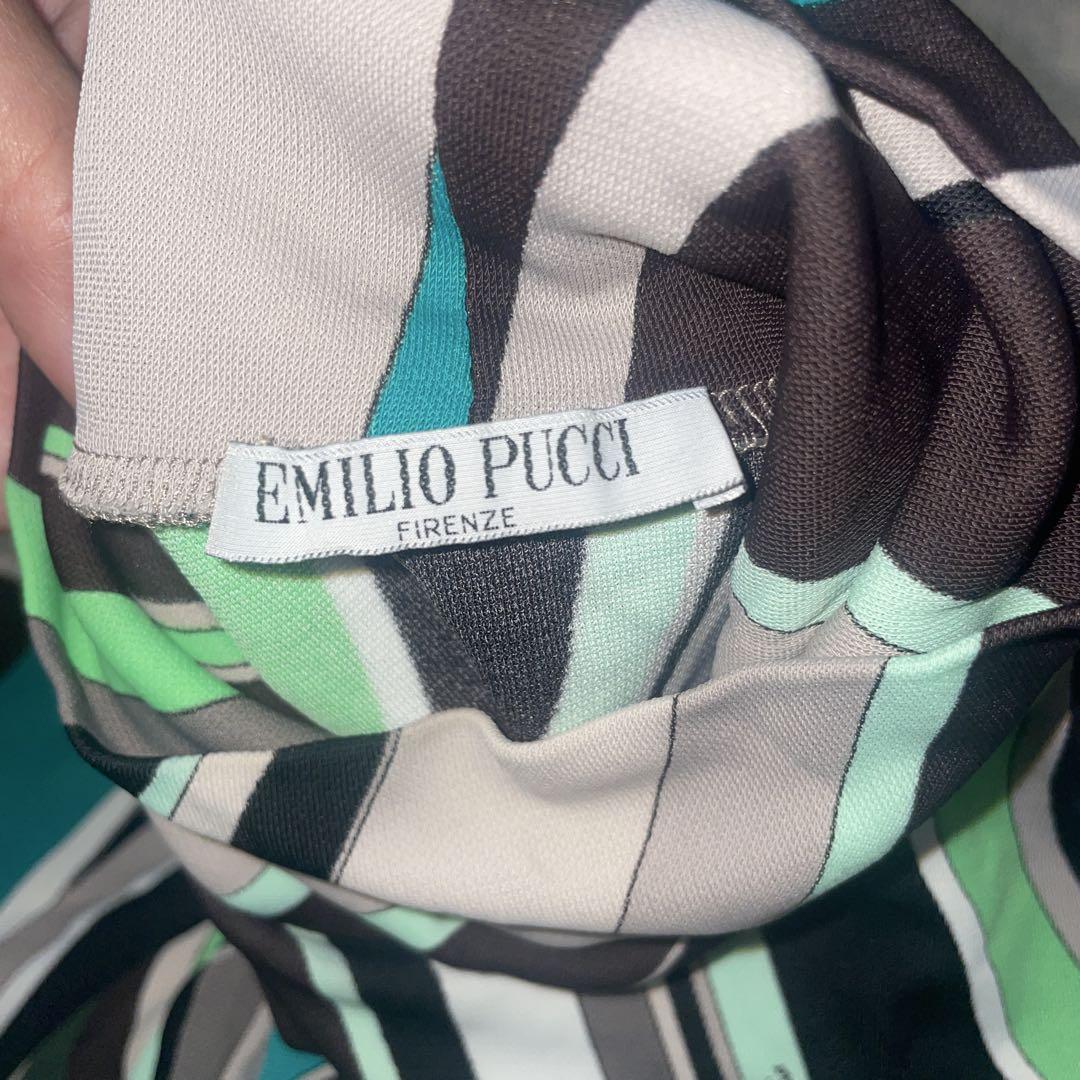 Emiliopucciエミリオプッチスハイネック 半袖トップス