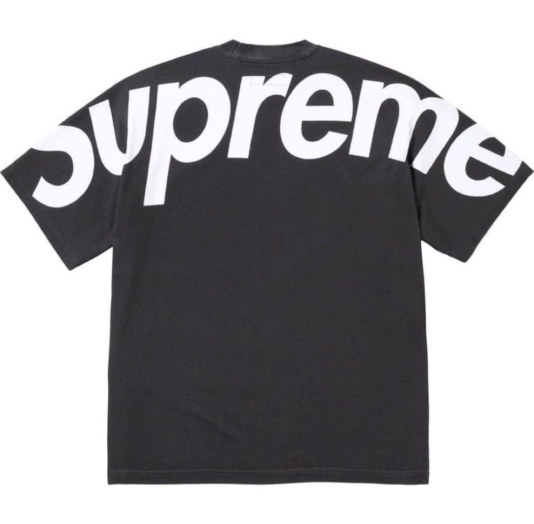 Supreme Split S/S Top Black Sサイズ