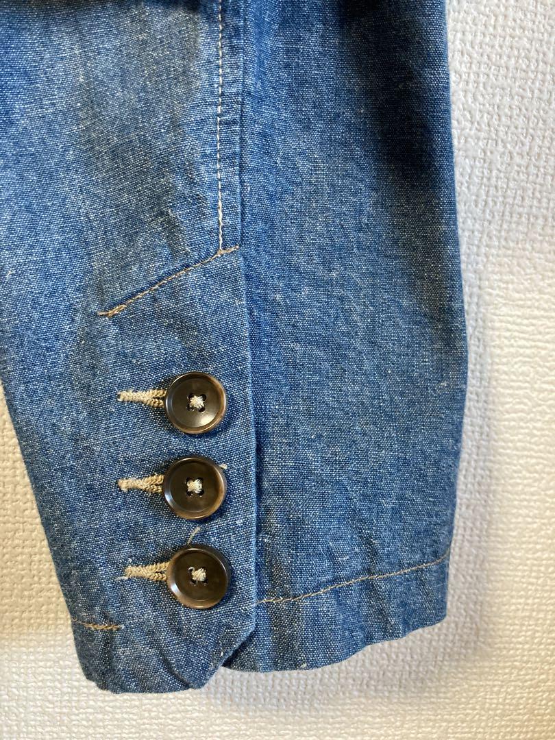 【レア、一点物】JOHNBULL ジョンブル　デニムトレンチコート