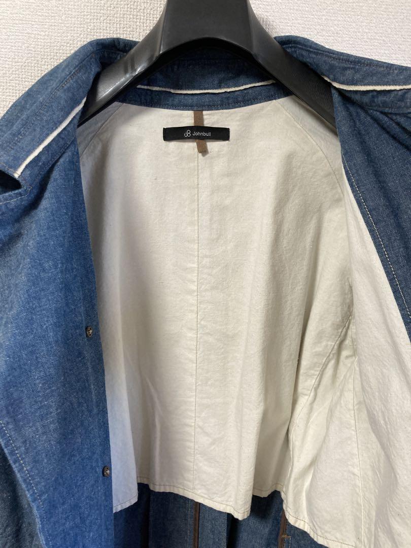 【レア、一点物】JOHNBULL ジョンブル　デニムトレンチコート