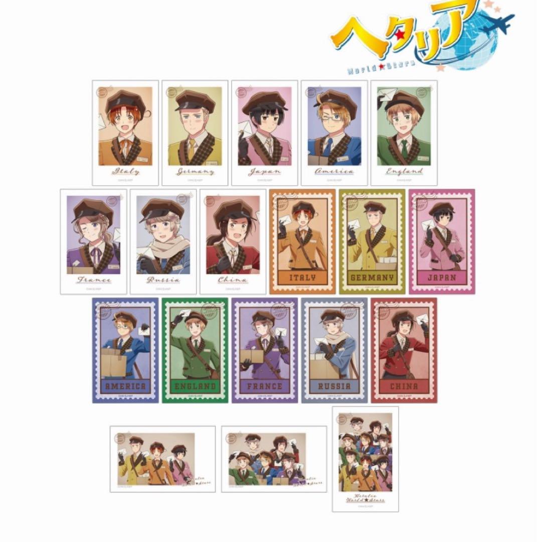 ヘタリア まとめ (可バラ売り) ヘタリア 郵便屋 3BOX分 イラストカード まとめ バラ売り グッズ