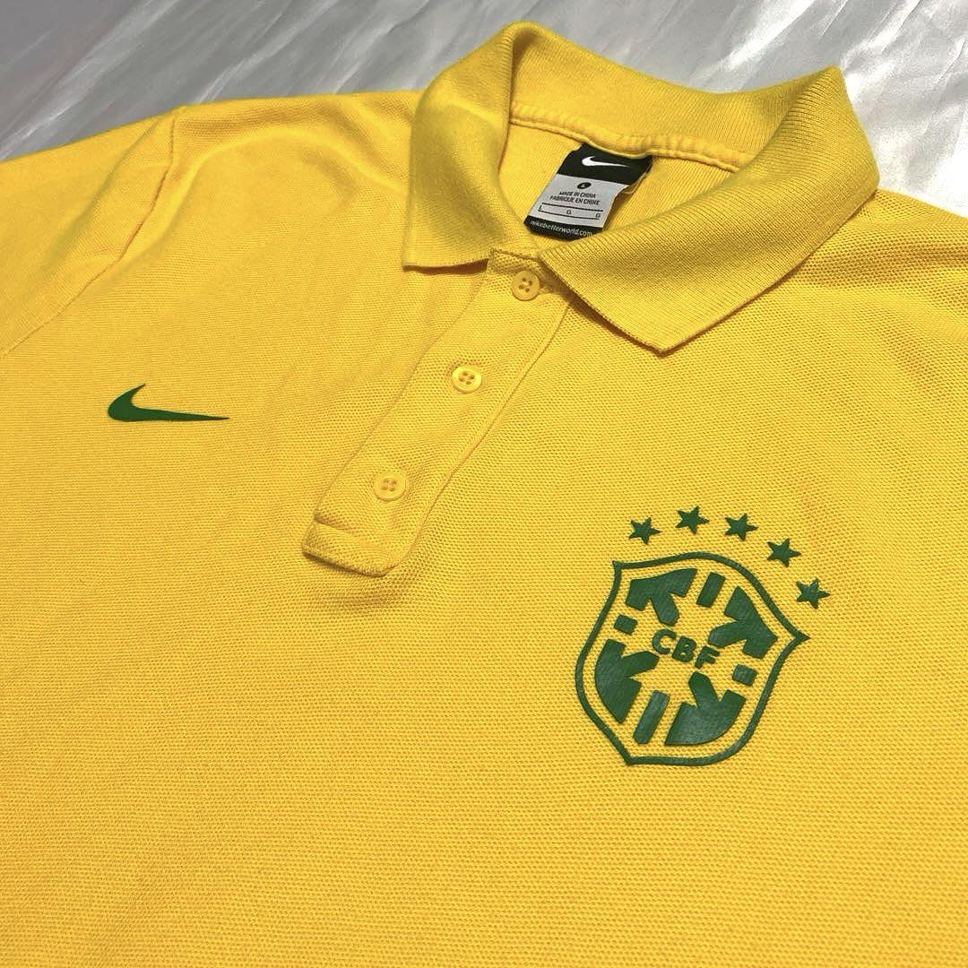 ブラジル代表 TOPPER ポロシャツBrasil サッカーユニフォーム ブラジル代表 TOPPER サイズLL カナリア