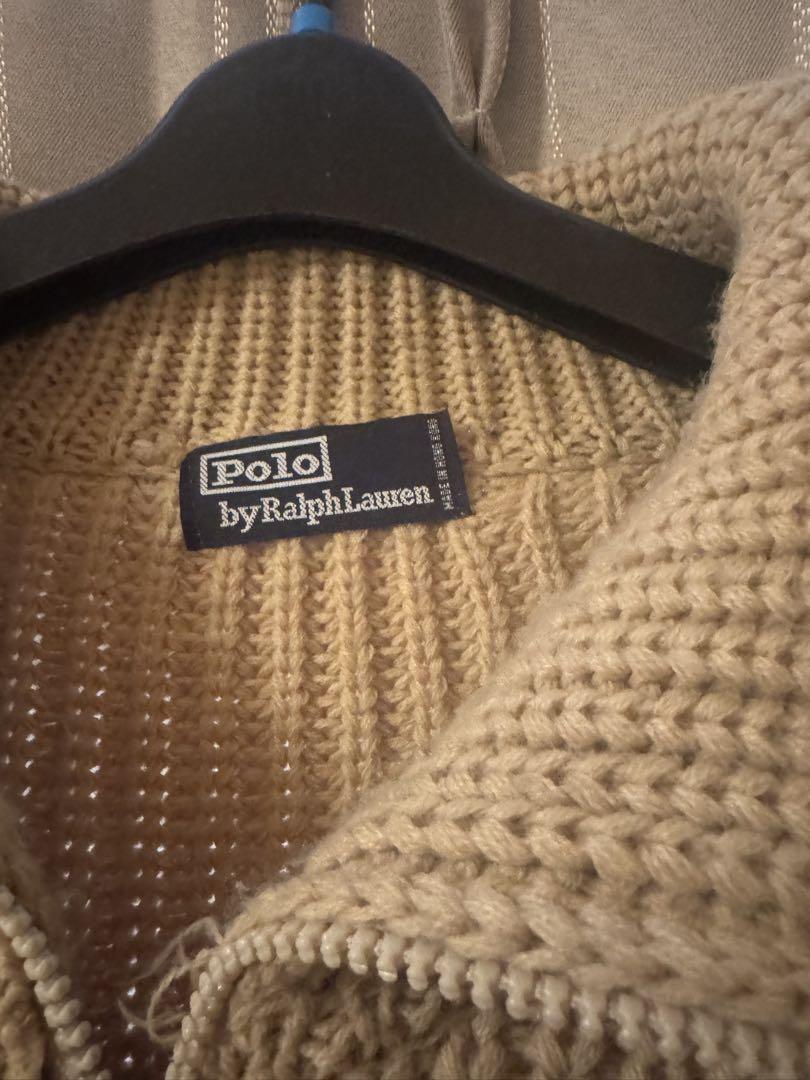 Polo by Ralph Lauren ベージュ カウチンセーター
