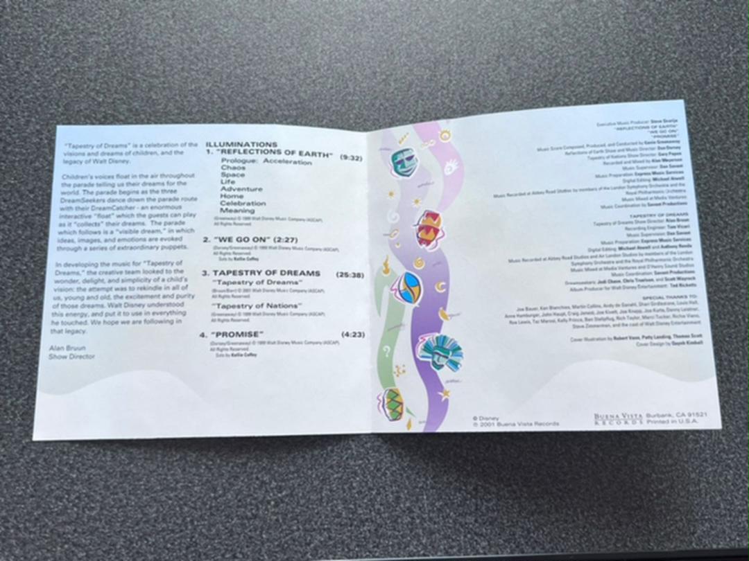 EPCOT「TAPESTR of DREAMS」CD