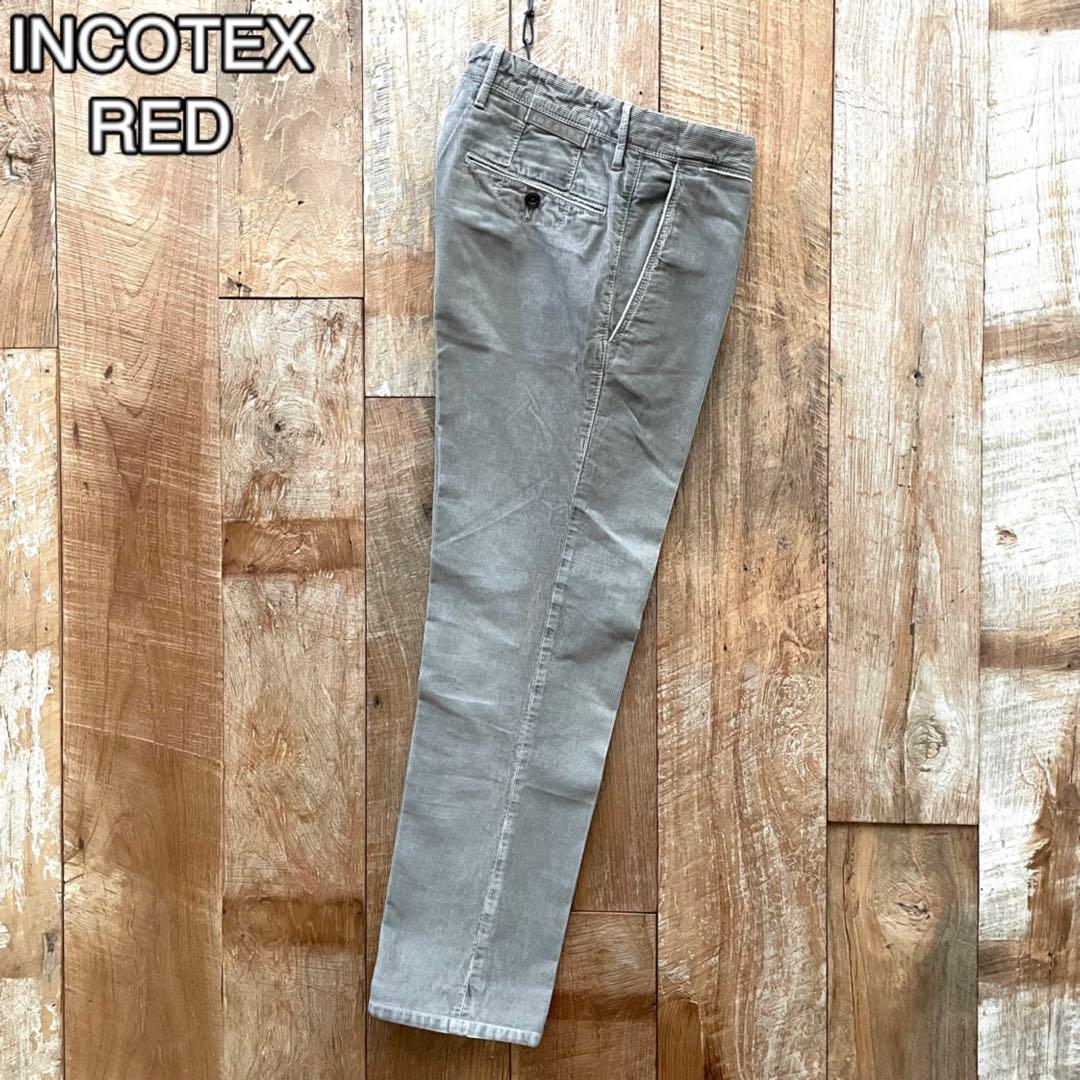 INCOTEX RED ヴィンテージ加工 コーデュロイ スラックス パンツ 29