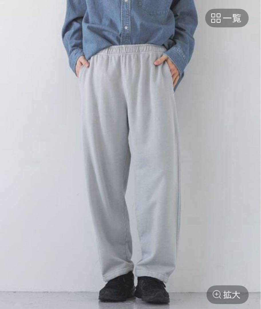 LOWRYS FARM ユニセックス ピグメントスウェットパンツ