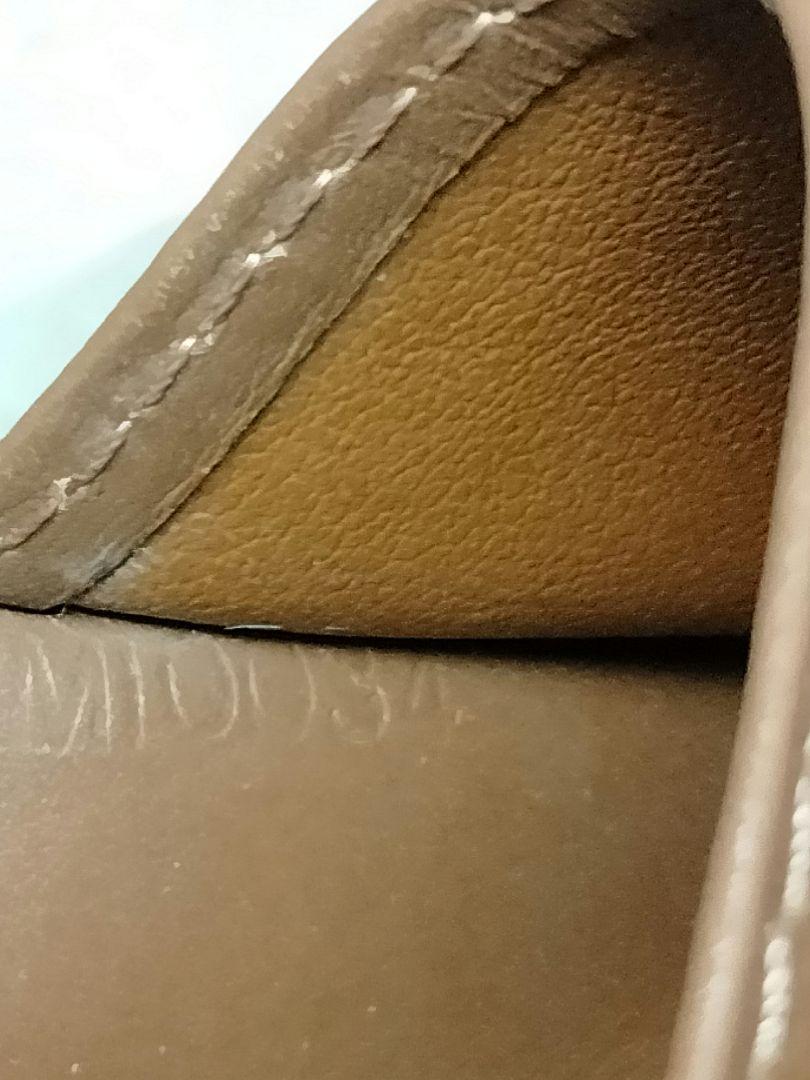 Louis Vuittonモノグラ厶　ヴェルニ M91209がま口 二つ折り財布