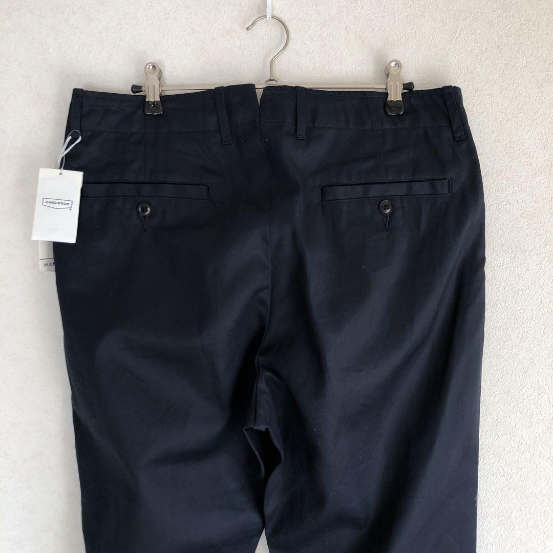 HAND ROOM  CHINO TROUSERS NAVY チノ