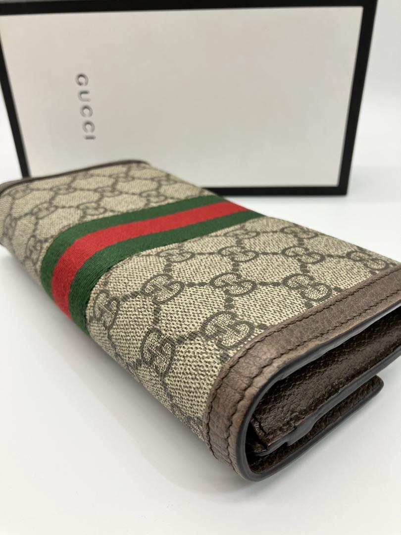 GUCCI GGコンチネンタル スプリーム 二つ折り ウォレット 長財布