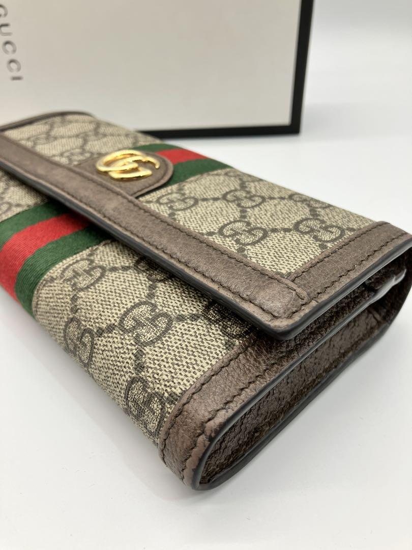 GUCCI GGコンチネンタル スプリーム 二つ折り ウォレット 長財布