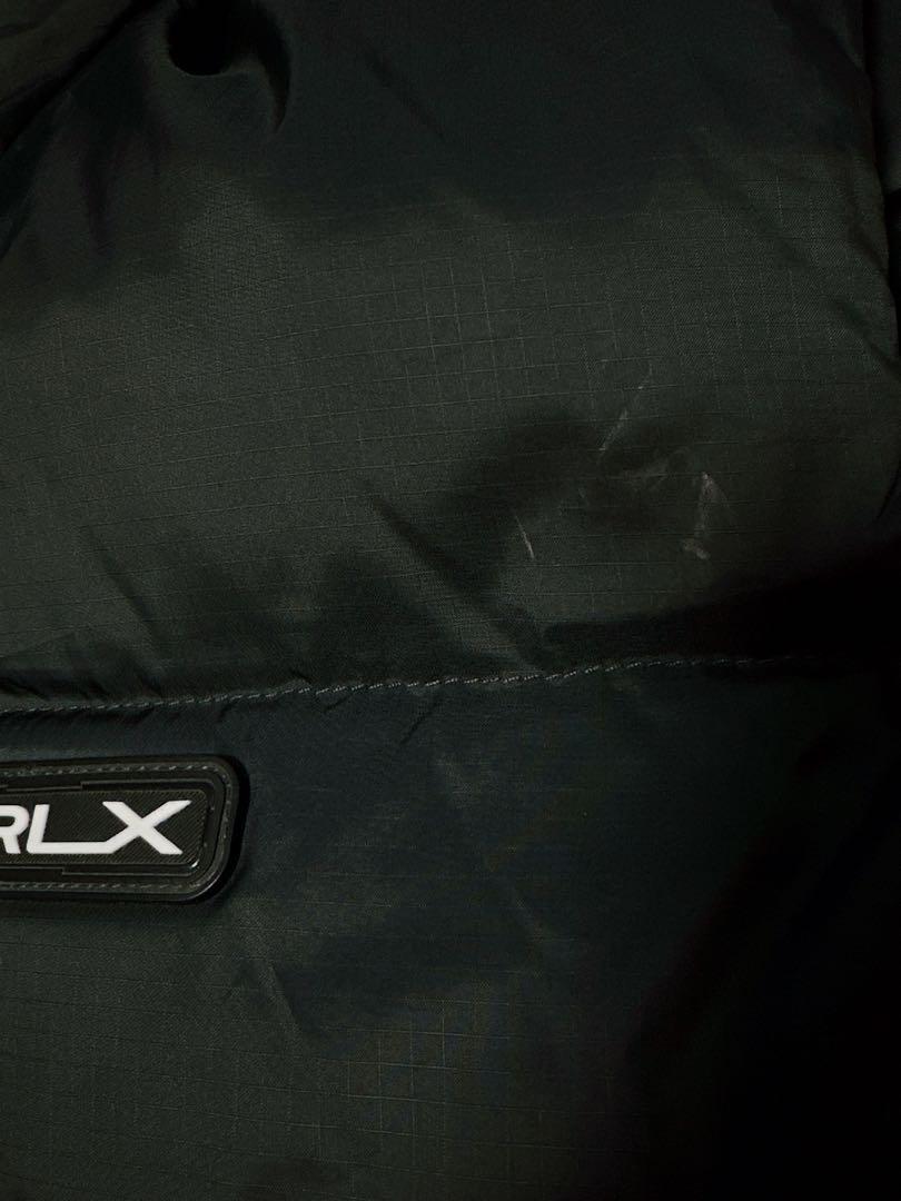 RLX 黒 ダウンベスト 大きめ ラルフローレン 冬 POLO