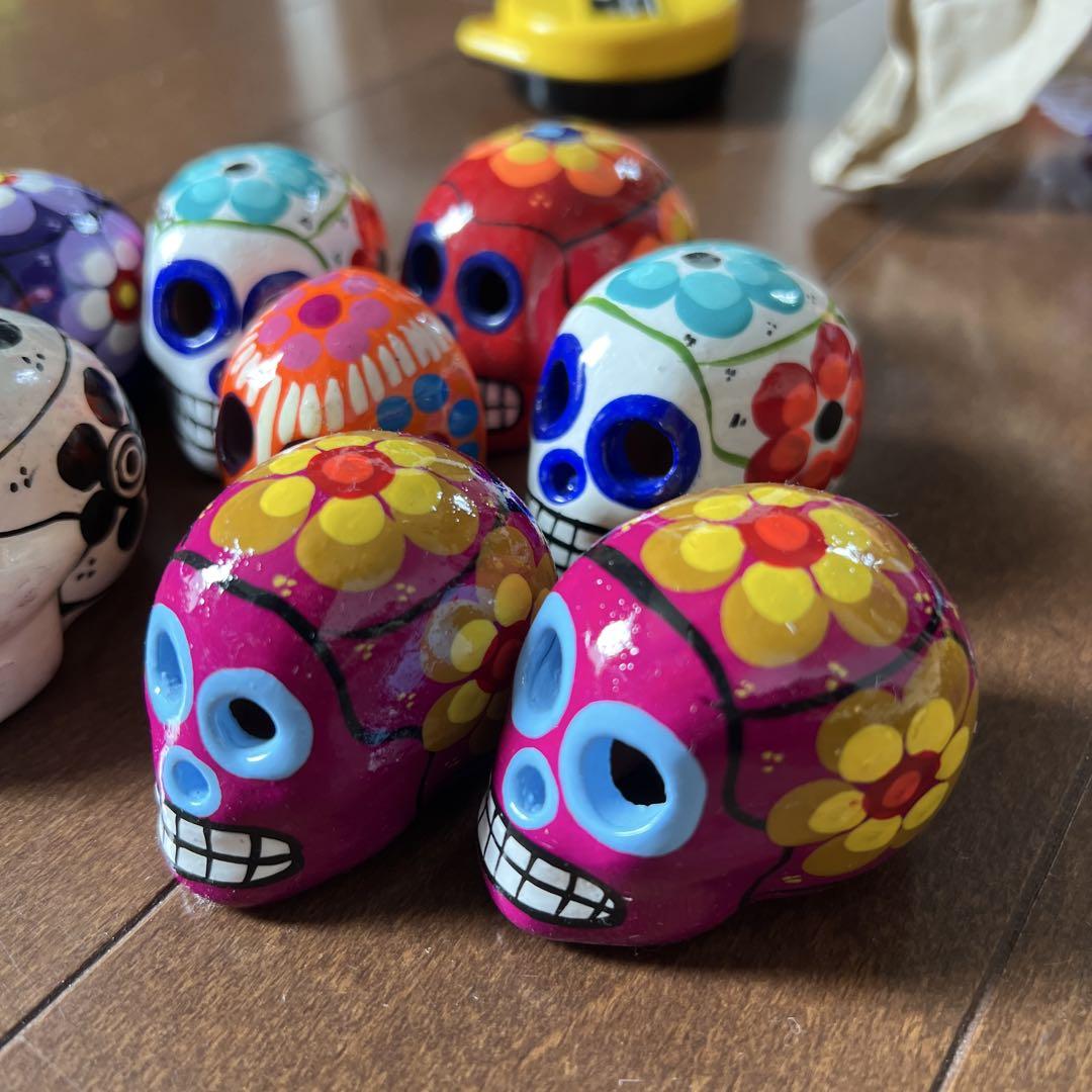 ドクロ　メキシコ　8個セット