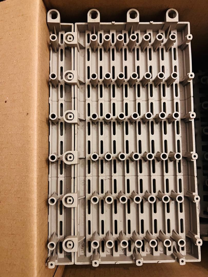 バルコニーパネル　ベランダパネル　 樹脂系27枚　サイズ調整パネル6枚