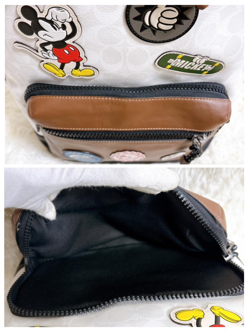 【未使用級】コーチ COACH ディズニー コラボ ミッキー PVC リュック