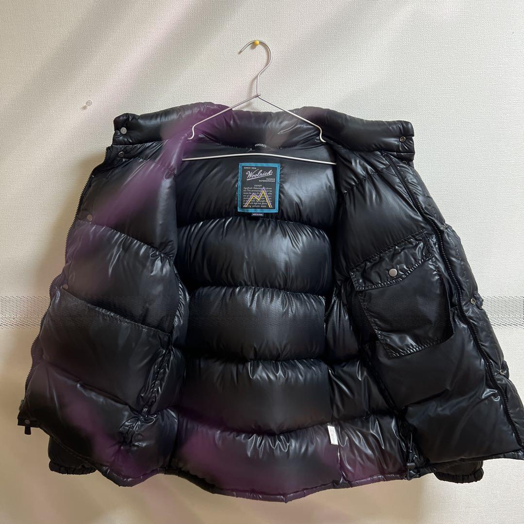 【3月末終了・最終値下】Woolrich ブラック ダウンジャケット ヌプシ M Woolrich ブラック ダウンジャケット Lサイズ