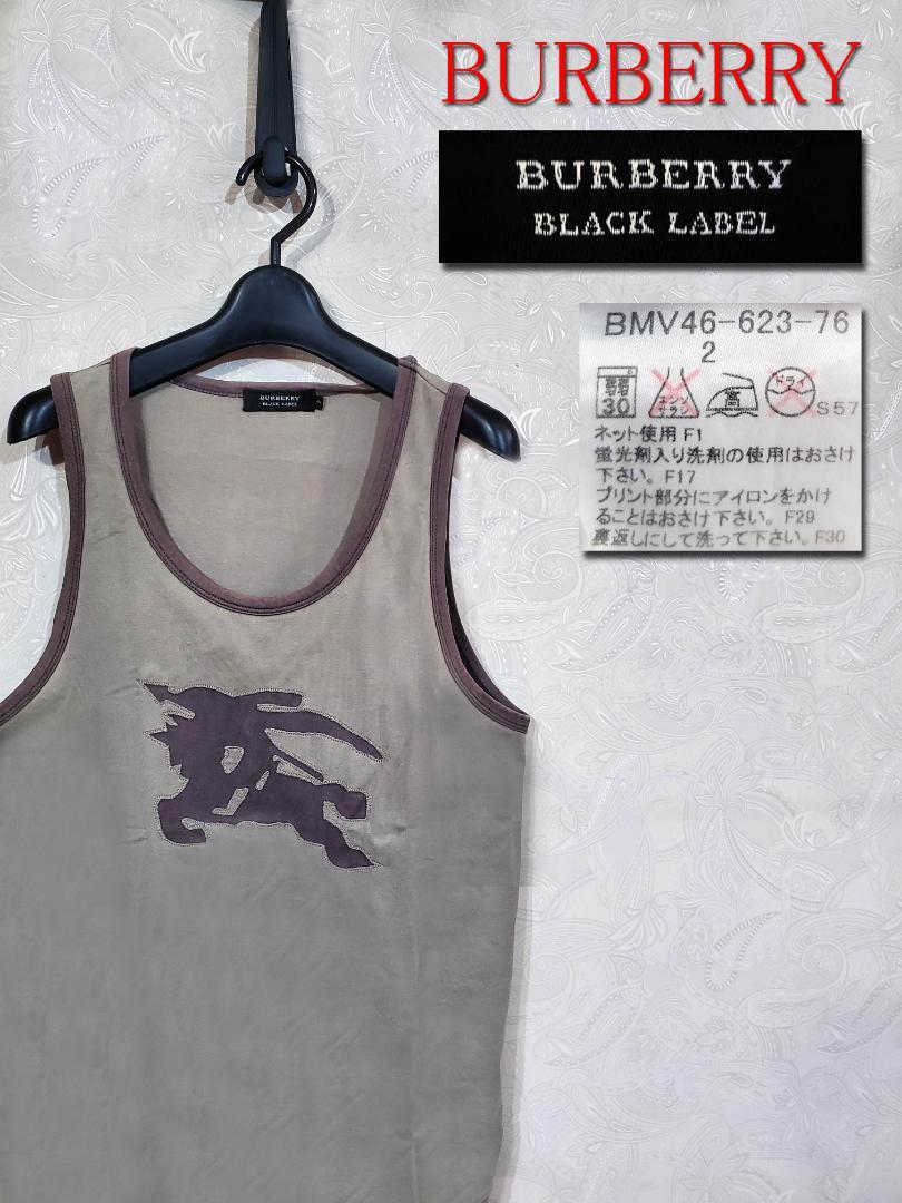 BURBERRBLACKLABEL（バーバリー）タンクトップ整理Tno37 - メルカリ