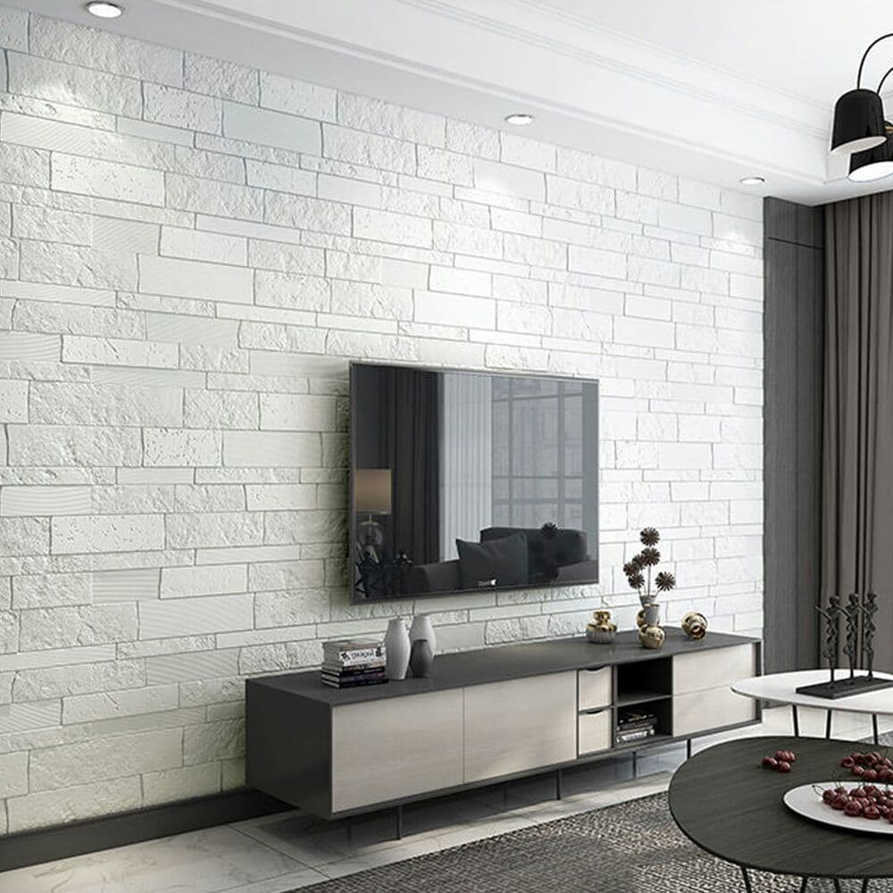 3D 壁紙 壁紙 自己粘着 粘着力が強い 防水 DIY 100枚-