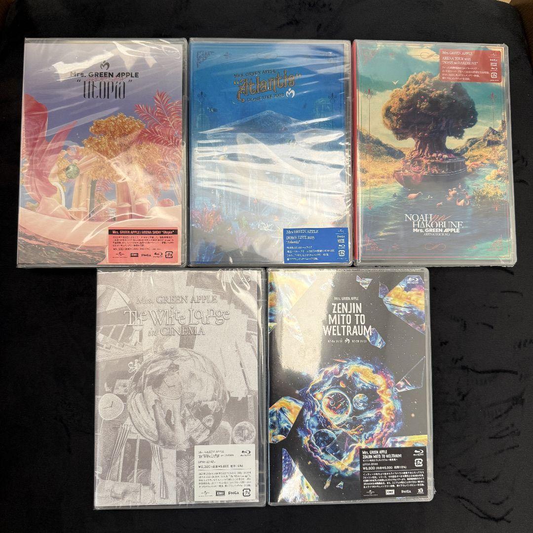 Mrs.GREEN APPLE 通常盤 DVD 5作品