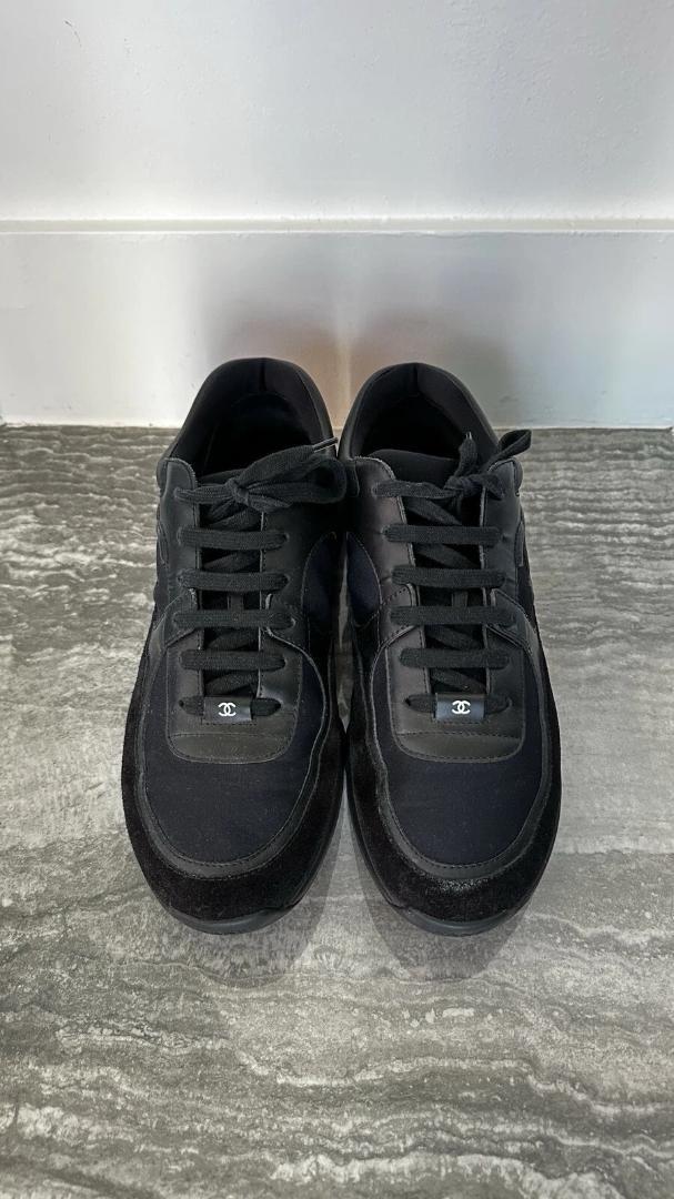 シャネル CHANEL スニーカー シューズ ココマーク ブラック