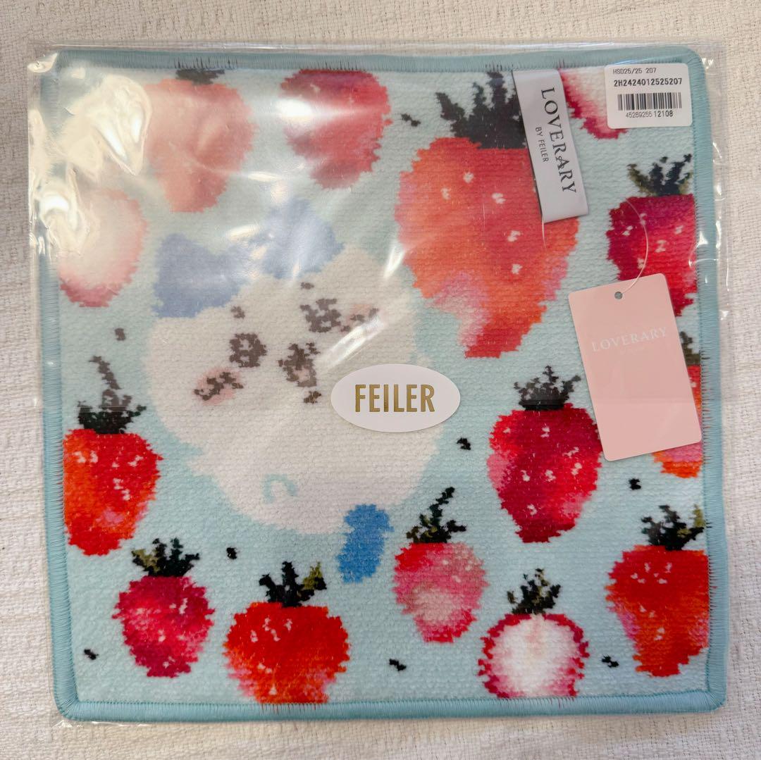 ちいかわ　FEILER　フェイラー　ハンカチ　ハチワレ＆うさぎ