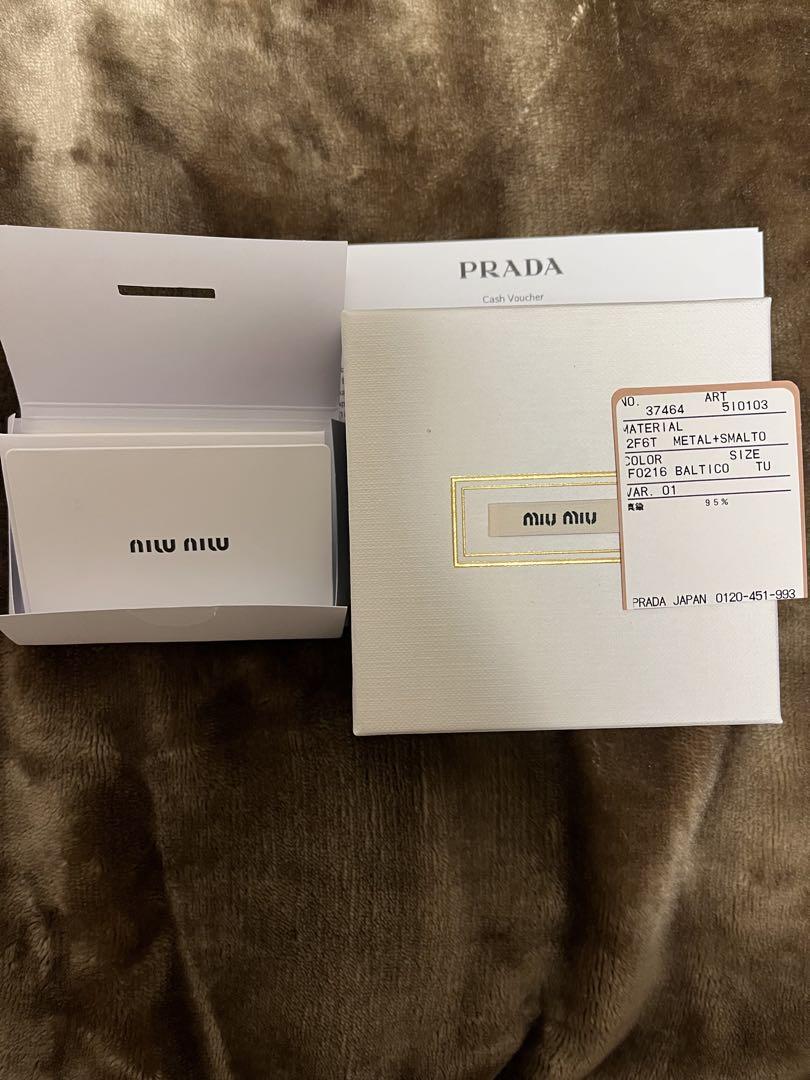 MIU MIU エナメルメタル ピアス　片方のみ　正規品