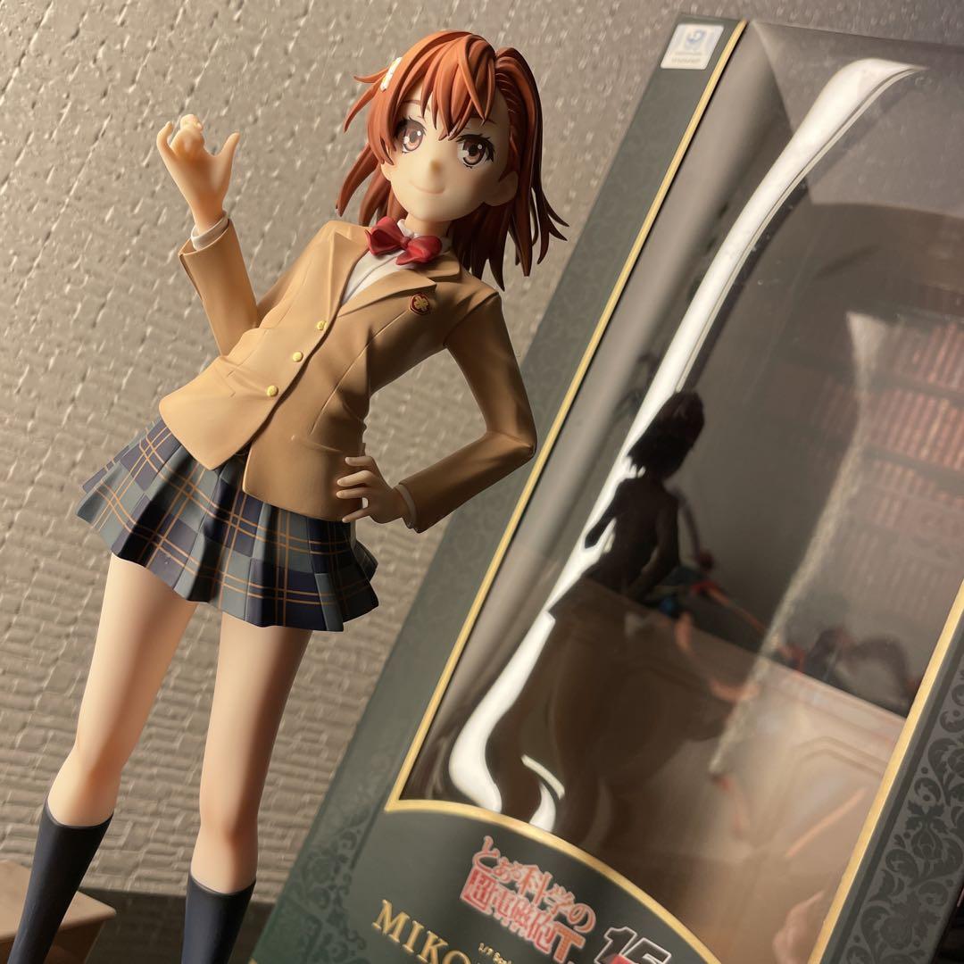激レア☆美品★とある科学の超電磁砲T 御坂美琴 15周年記念 豪華版 フィギュア
