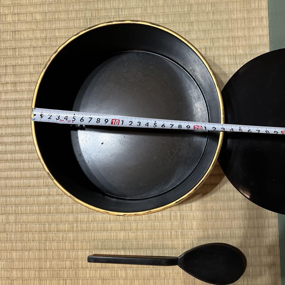 黒い漆器10点と収納ボックス セット