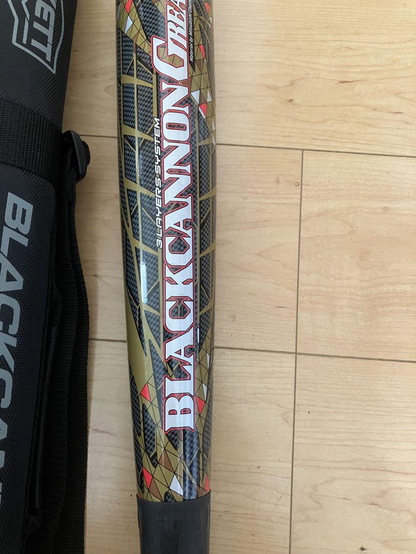 BLACK CANNON GREAT軟式バット 720g 84cmヘッドバランス