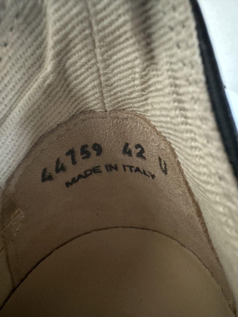 新品、未使用での出品です。 最高メンズ - Rick owens abstract low leather size 42