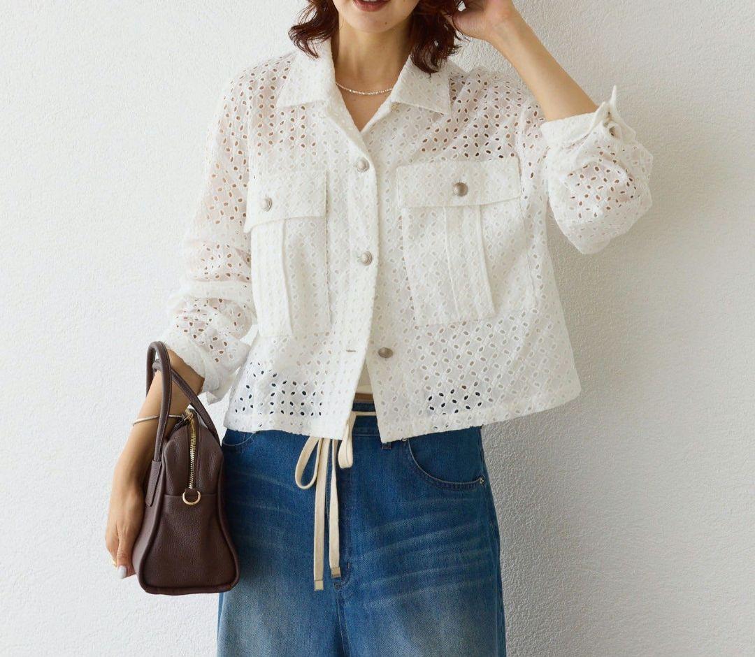 RIVE DROITE　リヴドロワ　ジャケット　レースワークジャケット　アウター