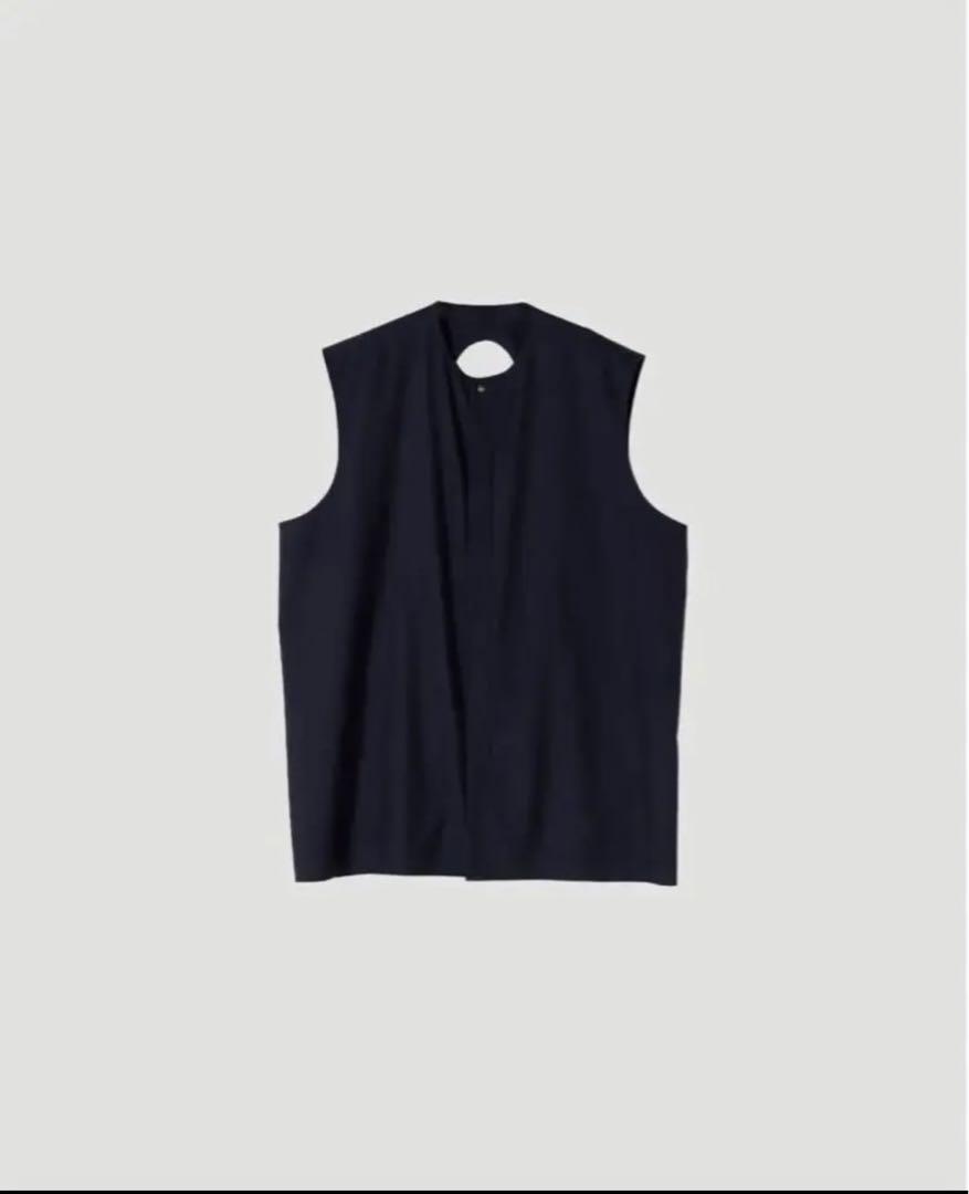 SUBLATIONS WOOL GABARDINE PRISONER VEST - トップス