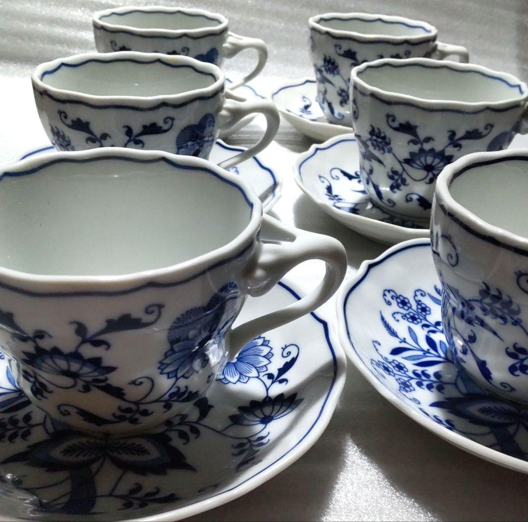 ブルーダニューブ　Blue Danube カップ&ソーサー 6客セット