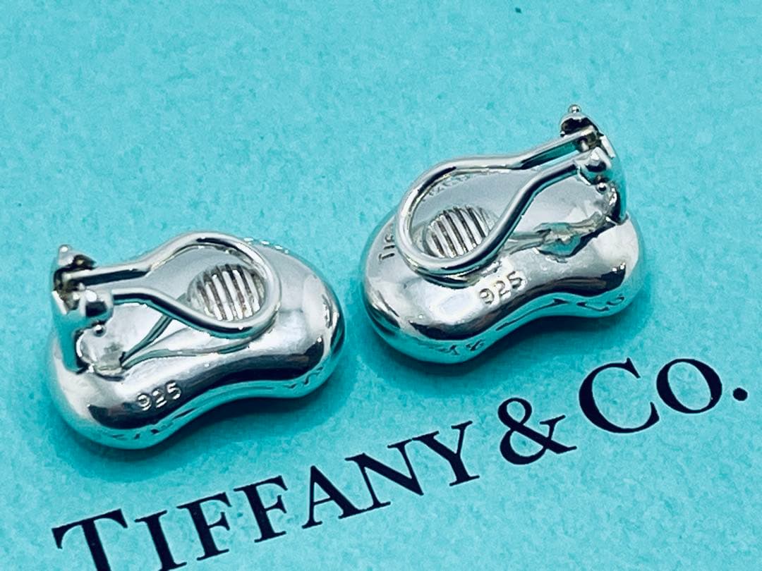 h660 美品 ティファニー ラージ ビーン イヤリング 925 ビーンズ h660 美品 ティファニー ラージ ビーン イヤリング 925 ビーンズ