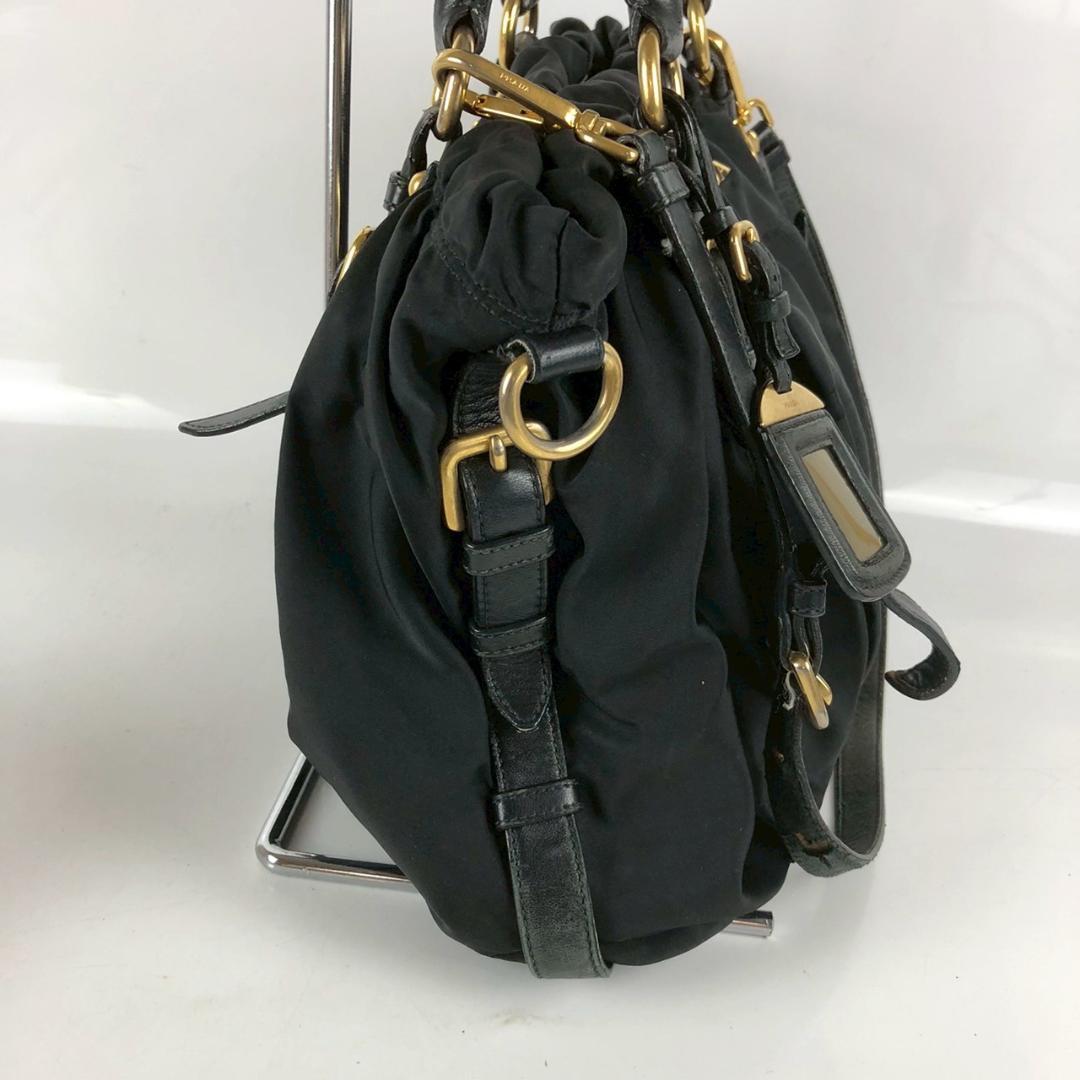 PRADA プラダ 2way ショルダーバッグ ブラック レディース ブランド