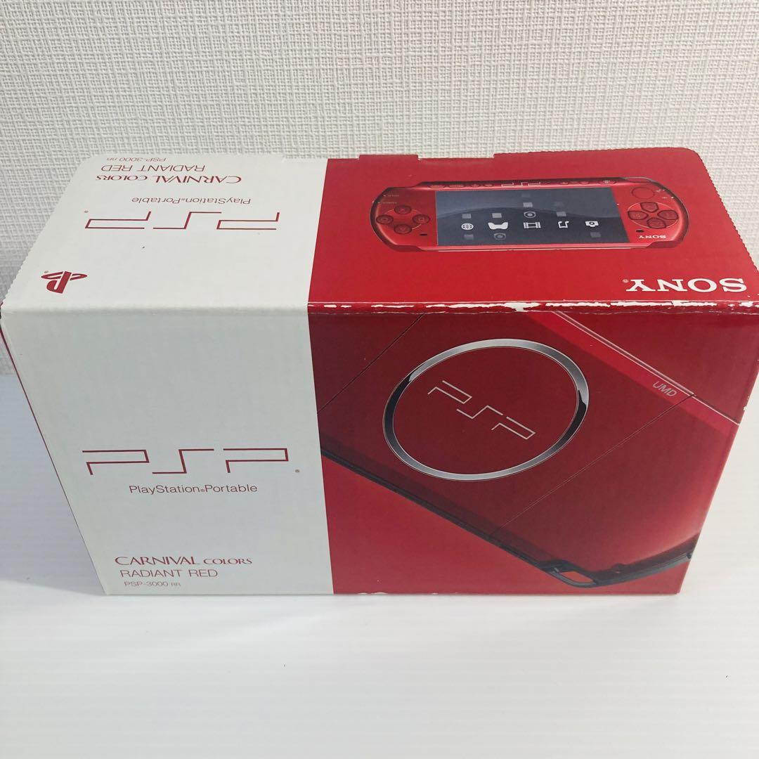 美品】PSP PSP3000 本体 ラディアント レッド - メルカリ