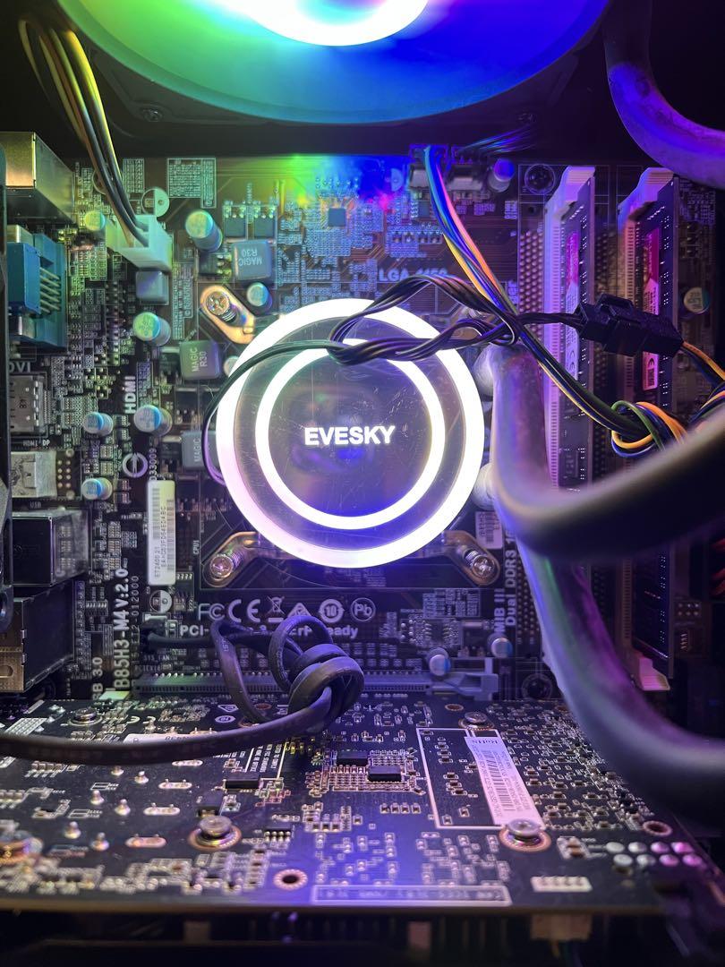 RGBゲーミングデスクトップ 500W電源