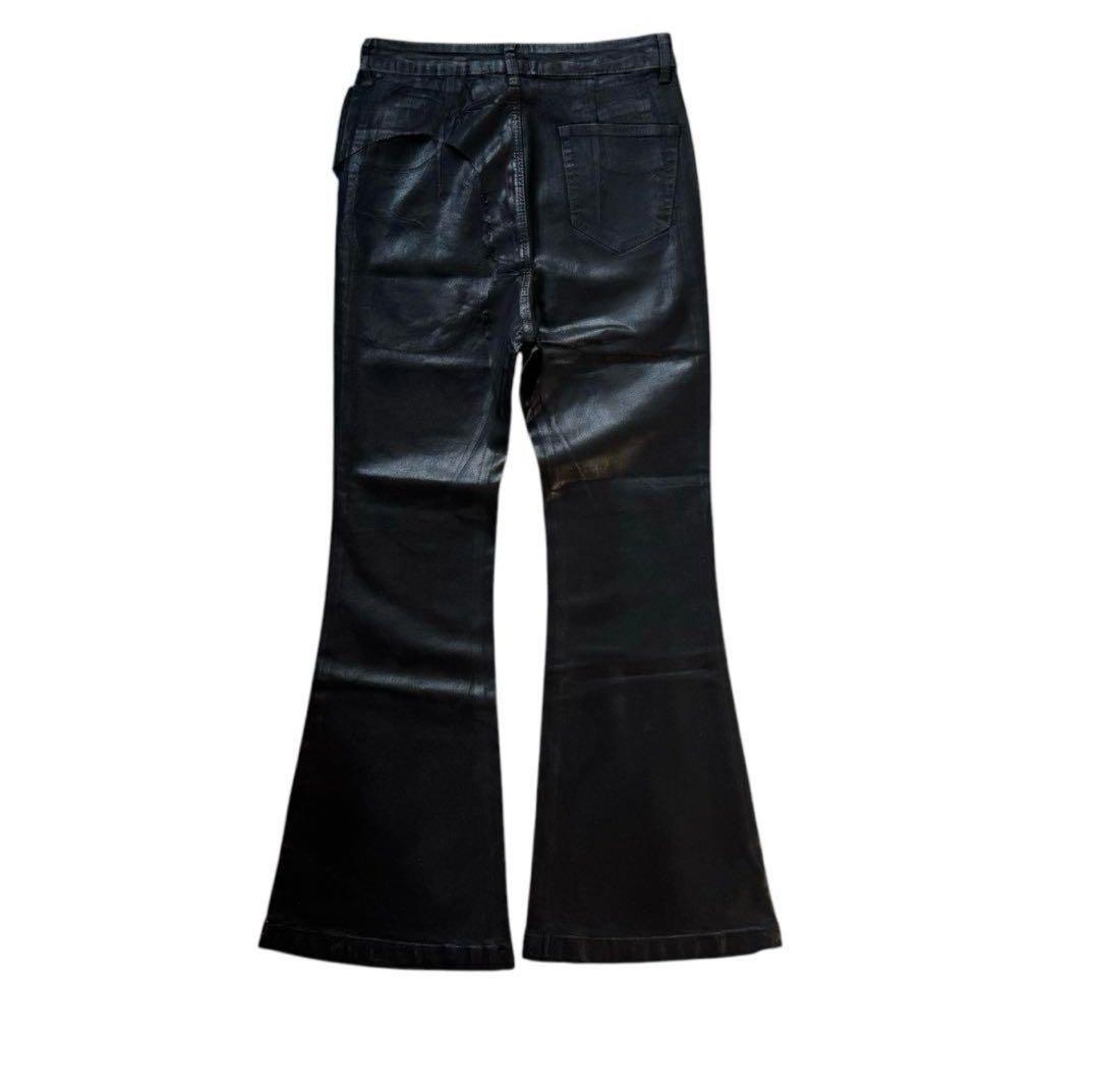 パンツ coating wax boot cut jeans archive y2k