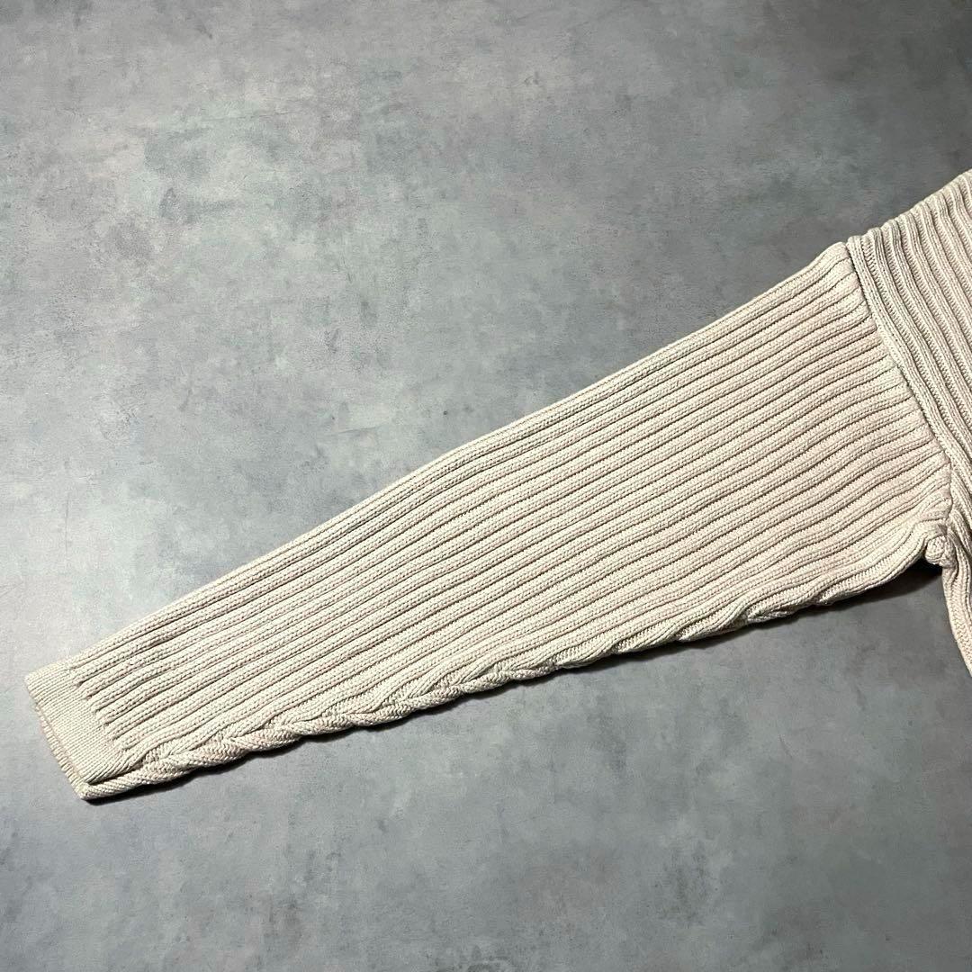 90s GUESS cotton ribbed knit sweater 肉厚 - メルカリ
