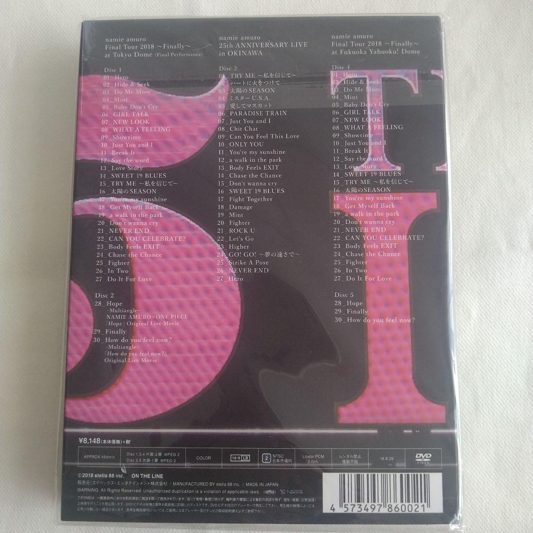 DVD5枚組(初回盤)/安室奈美恵/Final Tour 2018