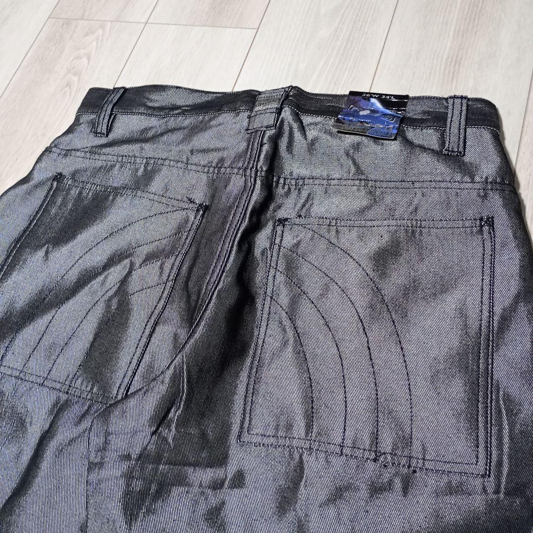 CYGAS 新品未使用ですが訳ありです★ゆるダボではけるメタリックなパンツ CYGAS 新品未使用ですが訳ありです★ゆるダボではけるメタリックなパンツ