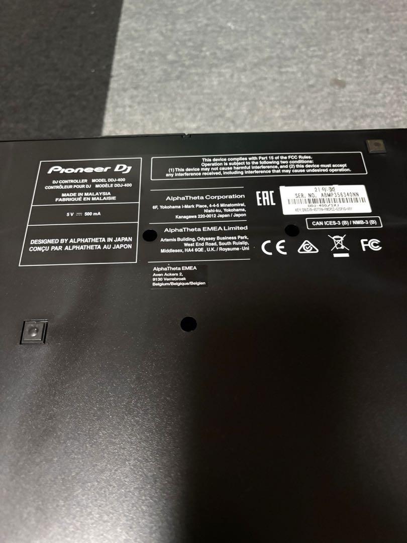 Pioneer DJコントローラー DDJ-400 rekordbox