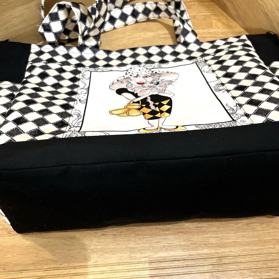 ☆ロラライハリス☆Bee ☆サイド ポケット付バック＆巾着