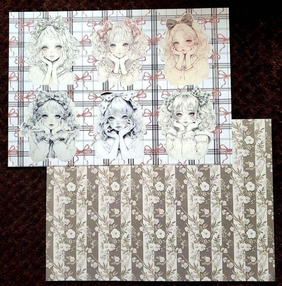 新品未使用♡コラージュ素材ダンボールいっぱいまとめ売り