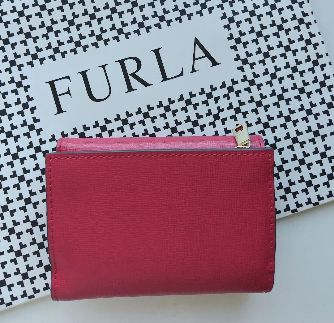 新品】 FURLA BABYLON 三つ折り財布 レッド 小銭入れ