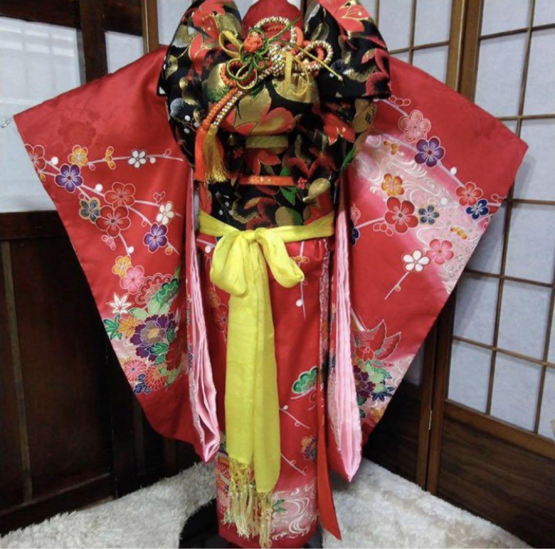 七五三　7歳向け　正絹　お着物セット