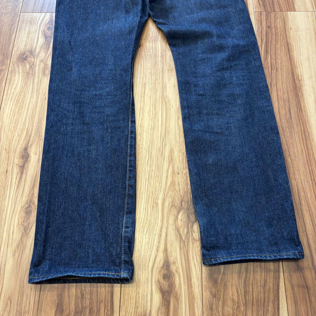 美品 W32 ヒステリックグラマー スタッズ デニム 赤耳 牛革