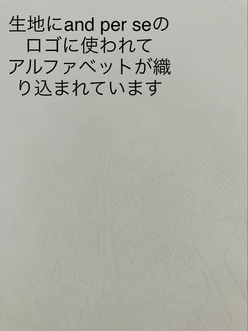 タグ付新品✳︎and per se アンパスィ✳︎半袖 ポロシャツ女性用 Lサイズ