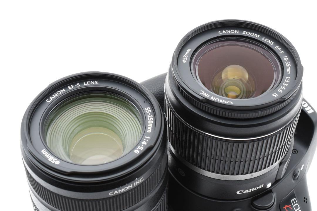 Canon】EOS Kiss X4 + 18-55mm + 55-250mm