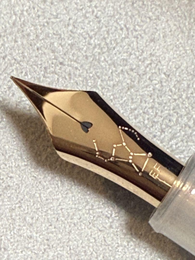 八文字屋オリジナル　初雪　万年筆　新品　EF